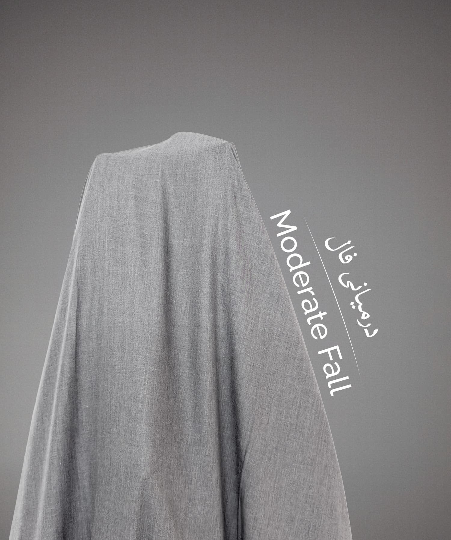Velair – Silver Gray displayed on stand | Fall and texture